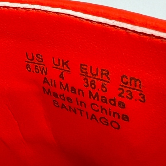 Naturalizer Orange Santiago Slide Sandals Sparkle Rhinestone Buckle Open Toe 6.5 - Picture 11 of 13